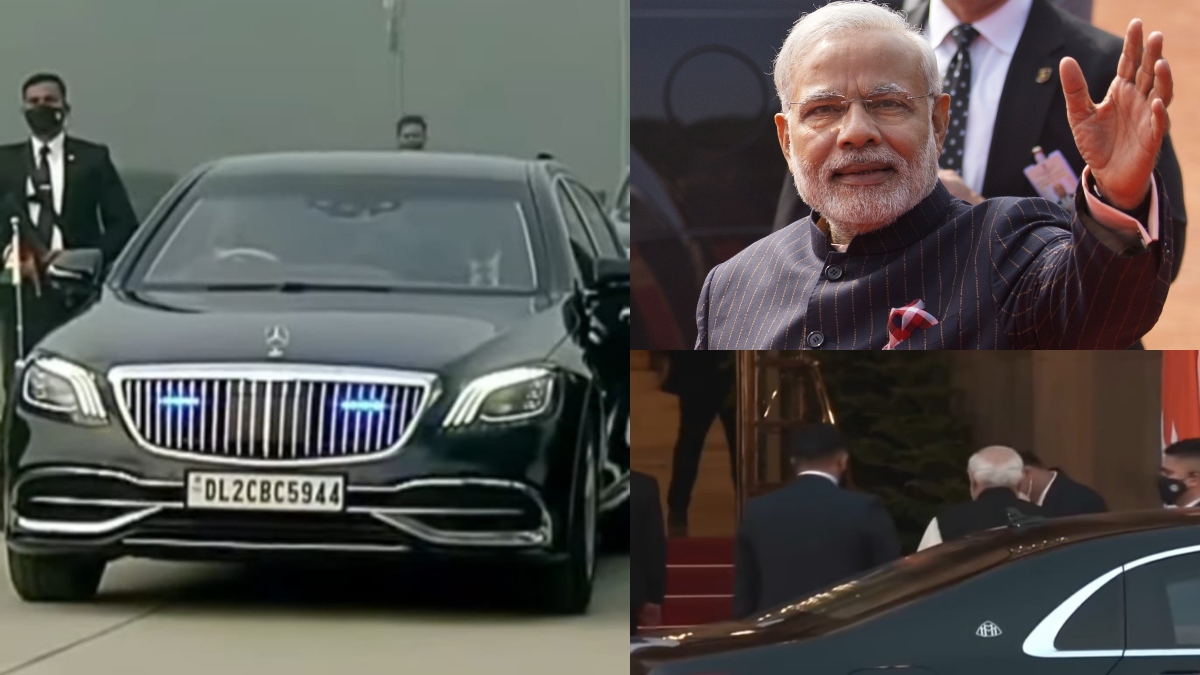 ମୋଦୀଙ୍କ ପାଇଁ ନୂଆ ସୁରକ୍ଷା କାର୍‌, ମର୍ସିଡିଜ ମେବାଚ୍ ଏସ୍‌୬୫୦ ଗାର୍ଡ